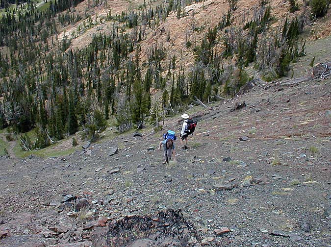 Nearing The Ridge Top