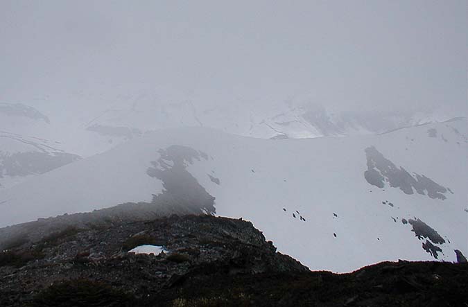 The Ridge Down In The Clouds