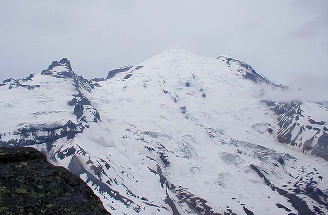 Rainier And Tahoma From The Ridge