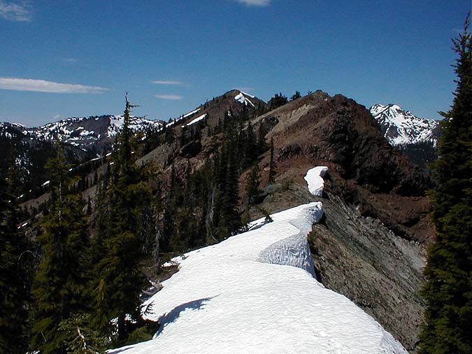 Summit And Points From Ridge