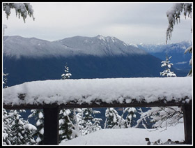 Snow LIne From East Rattlesnake Mountain