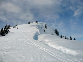 Approaching Summit Of Lichtenberg Mountain