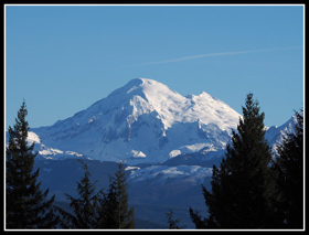 Mt. Baker From Blanchard Hill