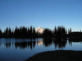 Glacier Peak Over Image Lake