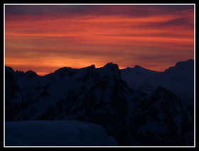 Sunset From The Summit Of Iron Peak