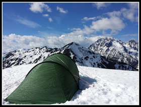 Camp Atop Iron Peak