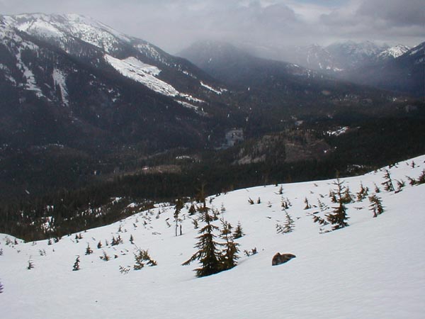 Looking Down To The Cle Elum River Valley